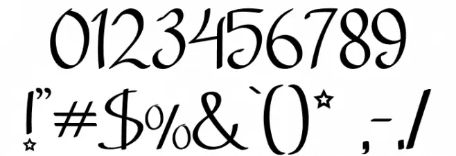Batousai Demo Font OTHER CHARS