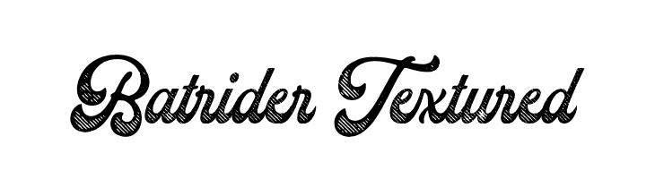 Batrider-Textured  Frei Schriftart Herunterladen