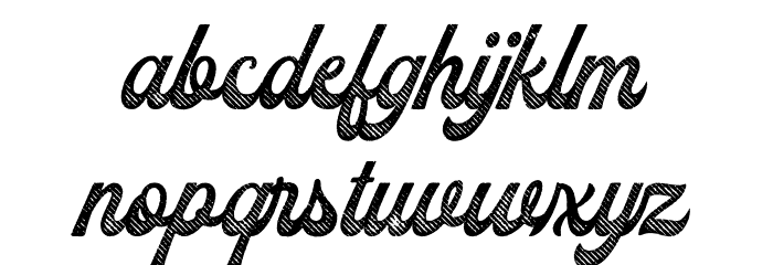 Batrider-Textured Font LOWERCASE