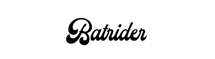 Batrider  Frei Schriftart Herunterladen