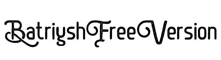 Batriysh Free Version  Descarca Fonturi Gratis