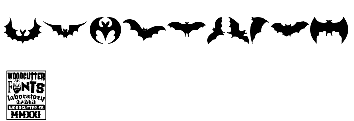 Bats फ़ॉन्ट अन्य घर का काम