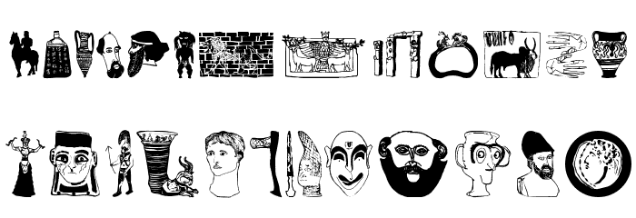 BatsAntiques Font LOWERCASE