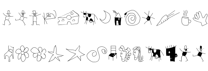 BatsDa Font LOWERCASE