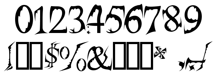 Bats&Dragons-Abaddon Schriftart Anderer Schreiben
