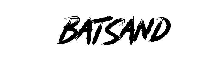 Batsand  Frei Schriftart Herunterladen
