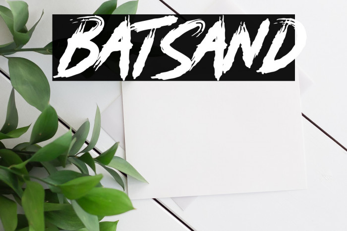 Batsand Font examples