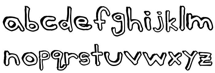 Batt Marber Font LOWERCASE
