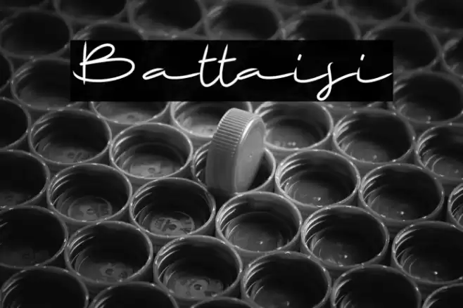 Battaisi Font examples