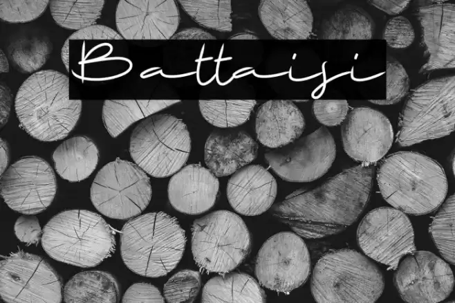 Battaisi Font examples