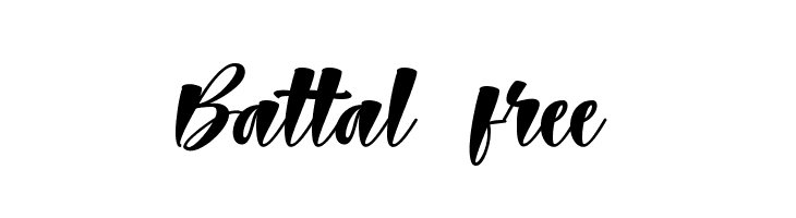 Battal free  Frei Schriftart Herunterladen