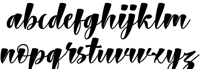 Battal free Font LOWERCASE