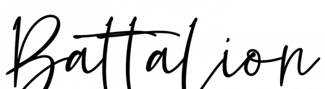 Battalion  font caratteri gratis