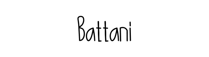 Battani  font caratteri gratis
