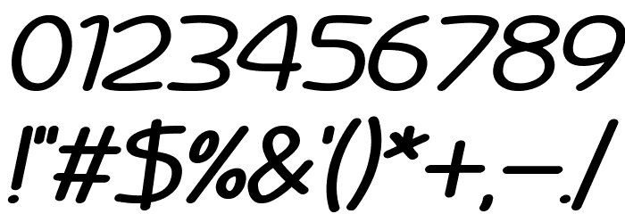 Battenberg and Custard Bold Italic Font OTHER CHARS