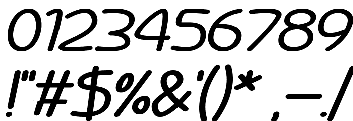 Battenberg and Custard Bold Italic Font OTHER CHARS