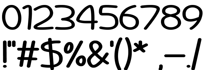 Battenberg and Custard Bold Font OTHER CHARS