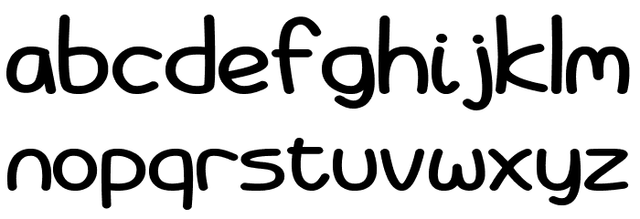 Battenberg and Custard Bold Font LOWERCASE