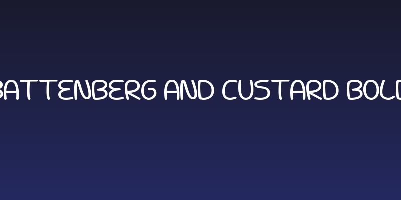 Battenberg and Custard Bold Social Header