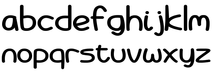 Battenberg and Custard Bold Font LOWERCASE