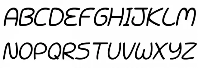 Battenberg and Custard Italic 字体 大写