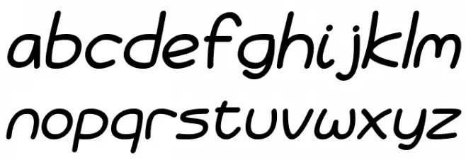 Battenberg and Custard Italic Fuentes MINÚSCULAS