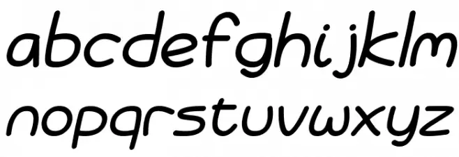 Battenberg and Custard Italic 字体 小写