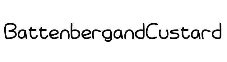 Battenberg and Custard Font