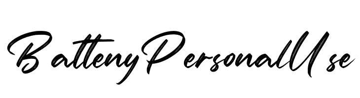 Batteny Personal Use  Free Fonts Download
