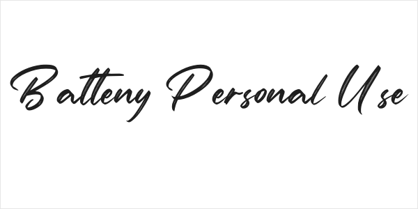 Batteny Personal Use Logo
