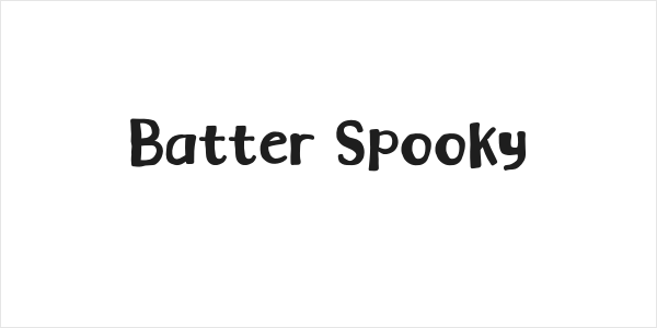 Batter Spooky Logo