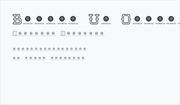Batter Up Outline Business Card