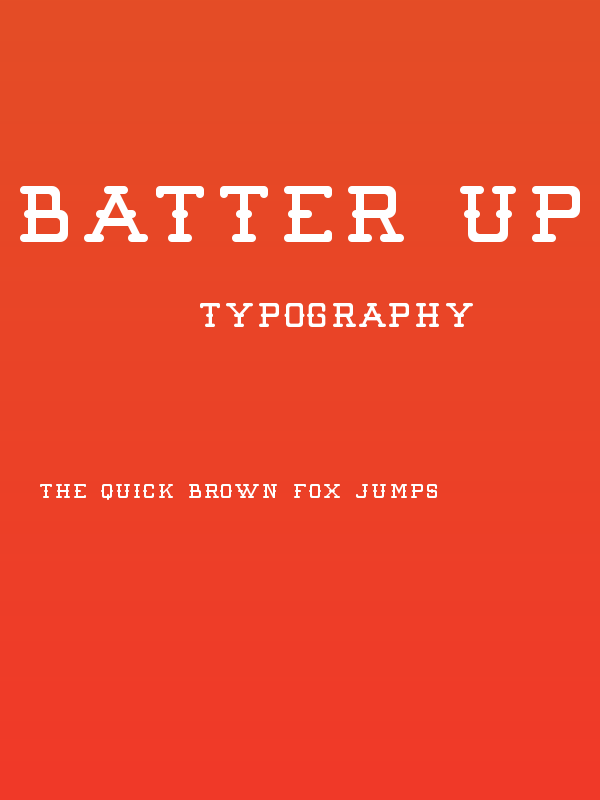 Batter Up Regular Poster