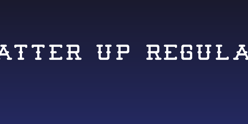 Batter Up Regular Social Header