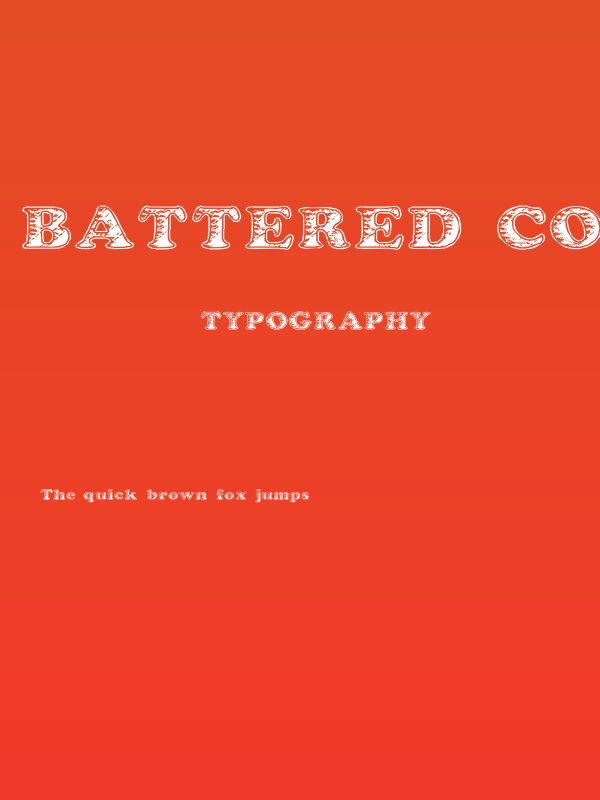 Battered Cooper Poster