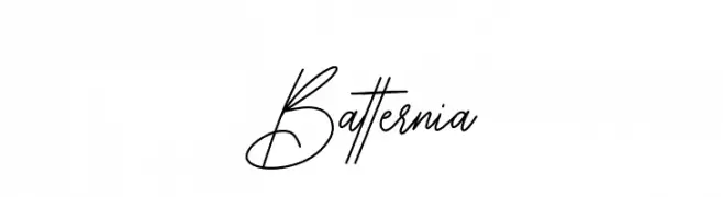 Batternia  フリーフォントのダウンロード