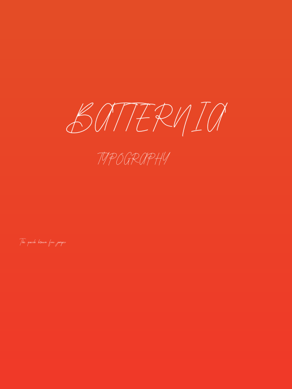 Batternia Poster
