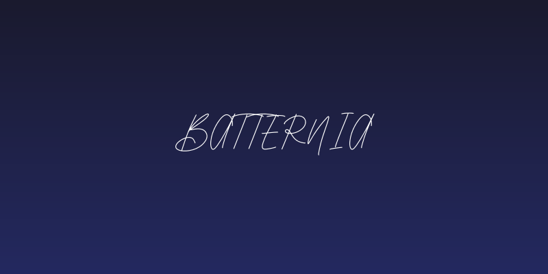 Batternia Social Header