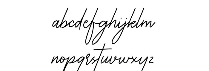 Batternia Font LOWERCASE