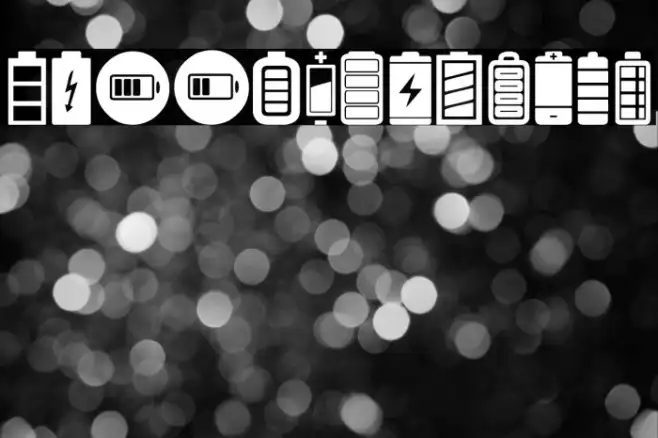 Battery Icons Example 1