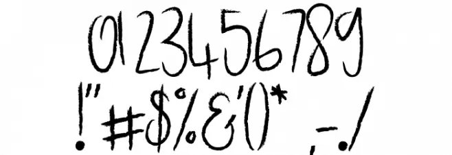 Battgge Font OTHER CHARS