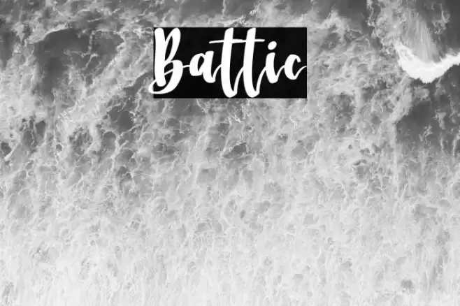 Battic Font examples
