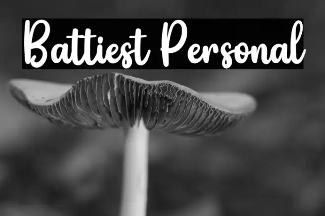 Battiest Personal Font examples