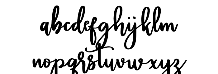 Battikaja Font LOWERCASE