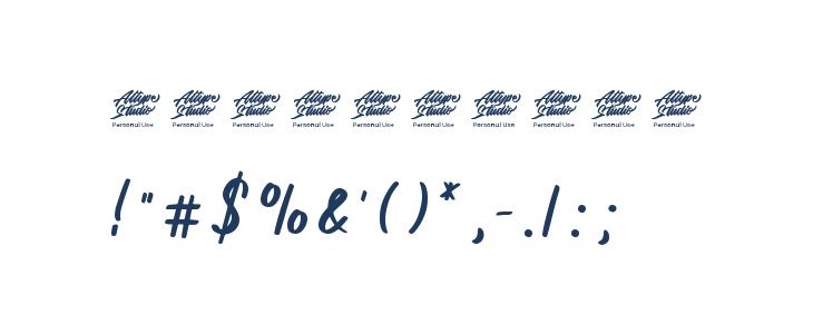 Battina Regular Other Characters