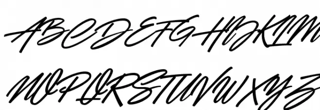 Battle Andy Italic Schriftart Groß