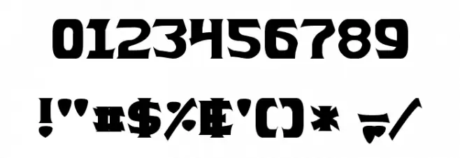 Battle Beasts Normal Font OTHER CHARS