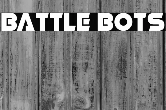 Battle Bots Font examples