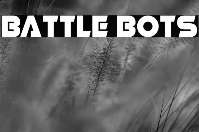 Battle Bots Font examples