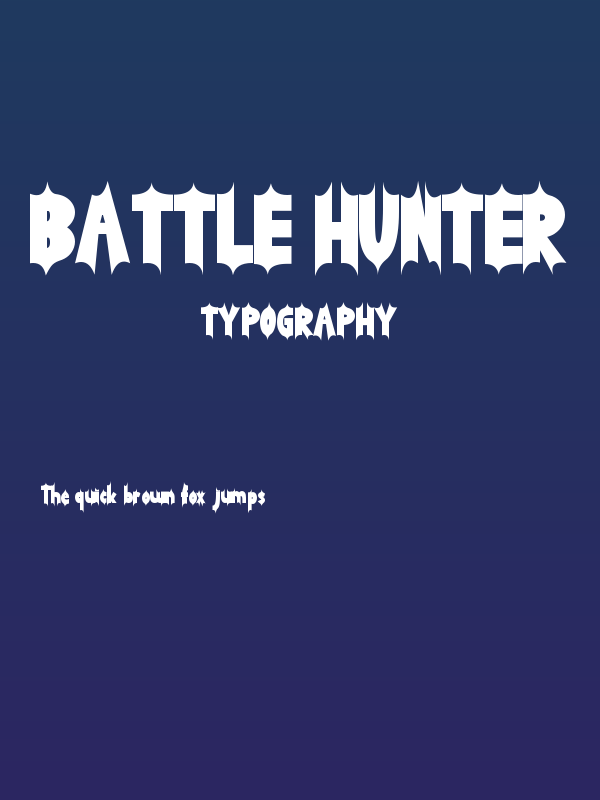Battle Hunter Poster